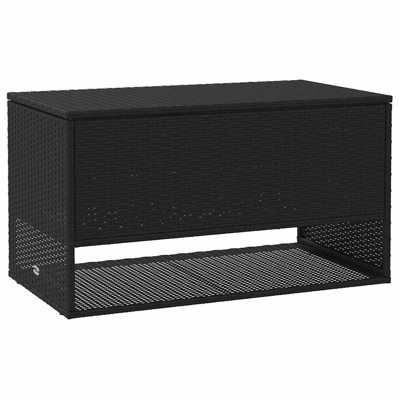 Āra Spilvenu Kaste, Melna 100X55X55,5 Cm Polirotangpalmas
